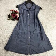 ＊美品＊レリアン♡チュニック　ワンピース　【大きいサイズ】 レリアンLeilian刺繍レース チュニックワンピースプラスサイズ