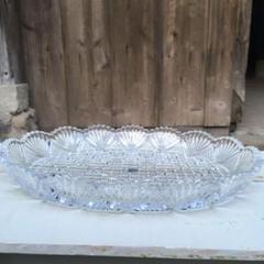 HOYACRYSTAL 保谷硝子 お皿 昭和レトロ