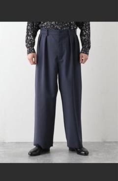 エディフィス ラブークル サキソニースラックス パンツ ダークネイビー SSZ (エスエスズィー) 22AW DOUBLE KNEE 5POCKET DENIM PANTS 11