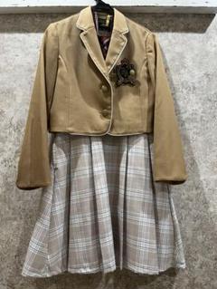 レピピアルマリオ　卒服　Lサイズ　ベージュ　ワンピース レピピアルマリオ 卒服 Lサイズ ベージュ ワンピース - メルカリ