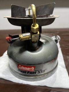 Coleman Unleaded 533 シングルバーナーコンロ・ヒーター付 Yahoo!オークション -「コールマン ストーブ 533」(ガソリン