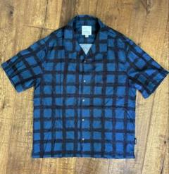 美品GRAMICCIグラミチCHECKERD RAYON SHIRT