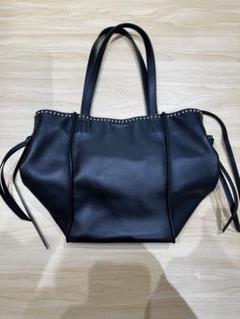 J & M DAVIDSON ブラックレザートートバッグ J&M DAVIDSON(ジェイアンドエムデヴィッドソン) / ショルダー