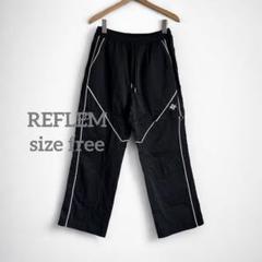 1248 『REFLEM/レフレム』2WAYパイピング切替パンツ ブラック