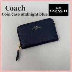 ☆新品箱入☆COACHコインケース/キーフック/カードケース青ドット柄 ☆新品箱入☆COACHコインケース/キーフック/カードケース青ドット柄
