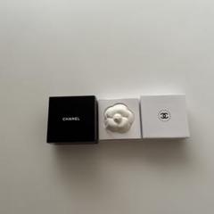 CHANEL カメリアセラミック CHANEL シャネル カメリア コサージュ置物 ホワイト セラミック