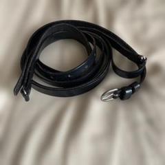 ANDERDEMEISTER 黒レザーベルト 三重ベルト ANDERDEMEISTER 黒レザーベルト 三重ベルト - メルカリ