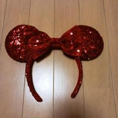 東京ディズニーリゾート ミニーマウス カチューシャ 赤