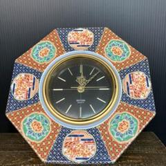 陶器クオーツ　リズム時計　三洋陶器新品未使用　年代物