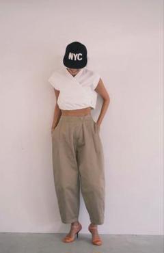 パンツ nala cocoon chino 美品 Nala cocoon chino pants ナラ コクーン チノパンツ