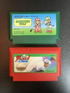 マリオオープンゴルフ＋燃えろ プロ野球【ファミコン】