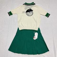 Malbon Golf夏限定⛳ セットアップ グリーン/ホワイト新作完売品