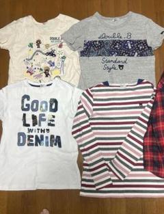 ホット セールの通販 ミキハウス⭐︎ダブルB 160 ロンT 155⭐︎半袖Tシャツ＆長袖 150 トップス