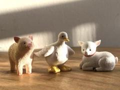 【新品】動物の置物(3つ)