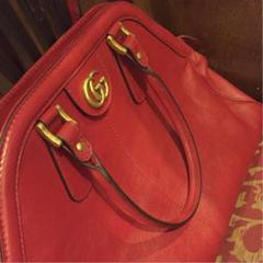 GUCCI bag グッチ バッグ リベル トップハンドル トート レッド