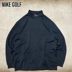 Nike 90s ハーフジップ ウィンドブレーカー 古着 90s NIKE センター スウォッシュ 刺しゅう ハーフジップ