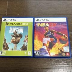 PS5 NBA 2K23 セインツロウ ２枚セット　ソフト　まとめ