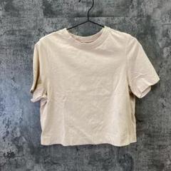 ✨UNIQLO✨ユニクロ♡半袖Tシャツ♡ショート丈♡ベージュ♡メンズ(S)