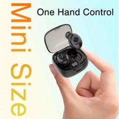XG-8 Bluetoothイヤホン ボタン操作可能 ワイヤレスイヤホン 黒 *