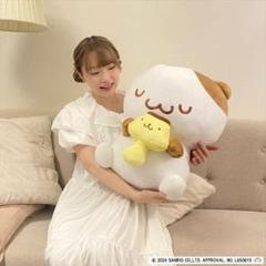 プリンダケ　ポムポムプリン　マフィン　ぬいぐるみ　特大　BIG サンリオ Sanrio Japan / サンリオ - 【ポムポムプリン マフィンと一緒BIG
