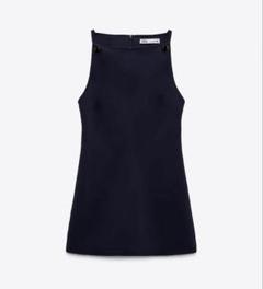 ZARAノースリーブミニワンピースXSネイビー ZARAノースリーブミニワンピースXSネイビー - メルカリ