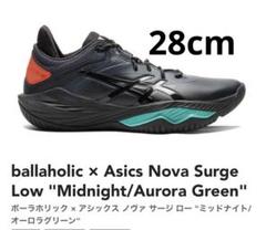 ballaholic×ASICS NOVASURGE LOW 26cm ネイビー ASICS × ballaholic NOVA SURGE LOW (midnight/aurora green