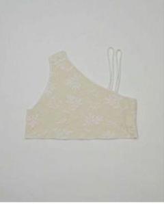 新品 Eaphi one shoulder leaf bustier - メルカリ