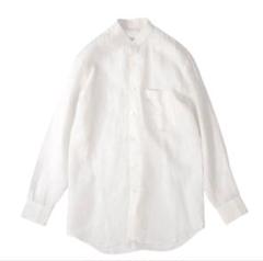 美品 イタリア製 Ermenegildo Zegna M リネンワイシャツ 白 Ermenegildo Zegna（ゼニア）カジュアルシャツ 白 サイズ:-(S位