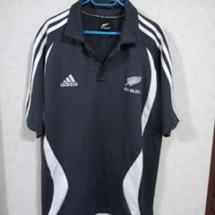 ALL BLACKS サイン入りラグビーシャツ Lサイズ all-blacks-adidas-home-replica