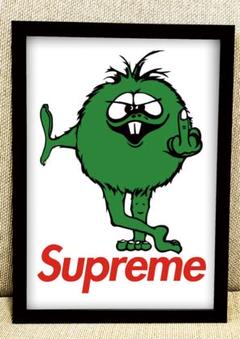 値下げ✨supreme フレーム付きキャンパスポスター Supreme シュプリーム 特大 キャンバス ポスター フレーム付き