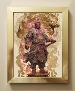 仏画　不動明王　末永梅雪(肉筆) 2025年最新】不動明王 絵画の人気アイテム - メルカリ