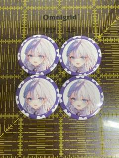 MF文庫J 夏の学園祭2015くじ リゼロ エミリア レア 缶バッジ Re:ゼロから始める異世界生活 リゼロ エミリア 缶バッジ