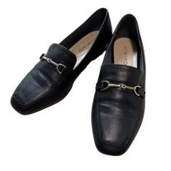 美品⭐︎HIMIKO ビットモチーフローファー　黒 金金具 23㎝　621353