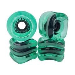 Shark Wheelクリアグリーン 4個セット 70mm/78A
