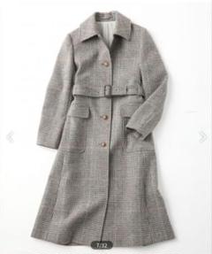 A.P.C. アーペーセー ツイード ステンカラーコート S ネイビー FOX A.P.C. アーペーセー ツイード ステンカラーコート S ネイビー FOX