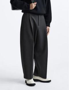 ZARA STUDIO NICHOLSON プリーツパンツ　サイズ42 ZARA × STUDIO NICHOLSON プリーツパンツ 42 ブラック