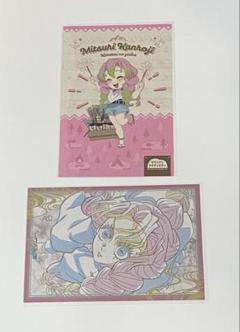 鬼滅の刃 ダイニング お楽しみくじ 甘露寺蜜璃　お裾分けポストカード　＋1枚