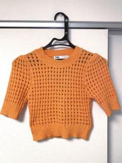 未使用品　ZARA トップス　オレンジのサムネイル