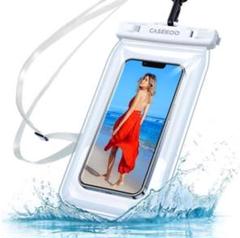 スマホ 防水スマホケース IPX8認定 完全防水 最大6.7インチ対応