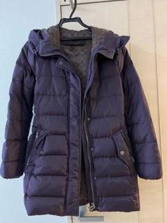 【希少☆】COACH ダウンコート　ファーコート　シグネクチャー　パープル S 最終値下！！試着のみコーチダウンコート
