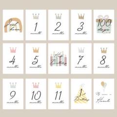 マンスリーカードjustborn 1〜11months 1year100days - メルカリ