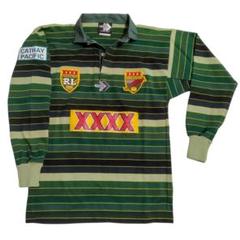 90s カンタベリー ワラビーズ オーストラリア代表 ラガーシャツ 長袖 L CANTERBURY - 激レア カンタベリー オーストラリア代表