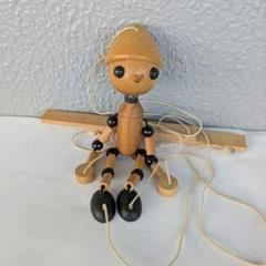 ピノキオ操り人形（昭和レトロ）木製 - メルカリ