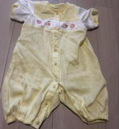 黄色ロンパース 70cm ファミリア　familiar 50-60 美品