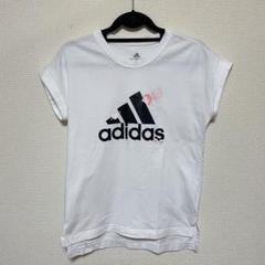 アディダス キッズTシャツ 150 女の子 ピンクロゴ おしゃれのサムネイル