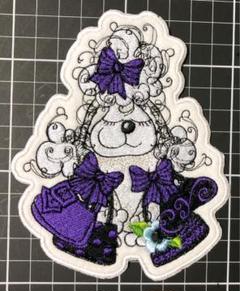 ロラライハリス♡ブラックWデニム♡刺繍のスマホポシェット♡Sew