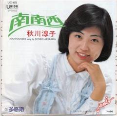 秋川淳子さん超どデカポスター【デビュー曲『南南西』販促ポスター】昭和53年 秋川淳子さん超どデカポスター【デビュー曲『南南西』販促
