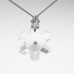 【トップのみ】IEI 雪の結晶 ダイヤモンド　シルバー　ペンダントネックレス