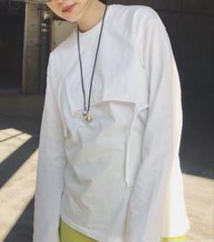 PERVERZE リバーシブルカットソー コットン100% セール】Slip Neck Long Tee（Tシャツ/カットソー）｜PERVERZE
