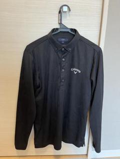 Callaway ブラック 長袖ポロシャツ L